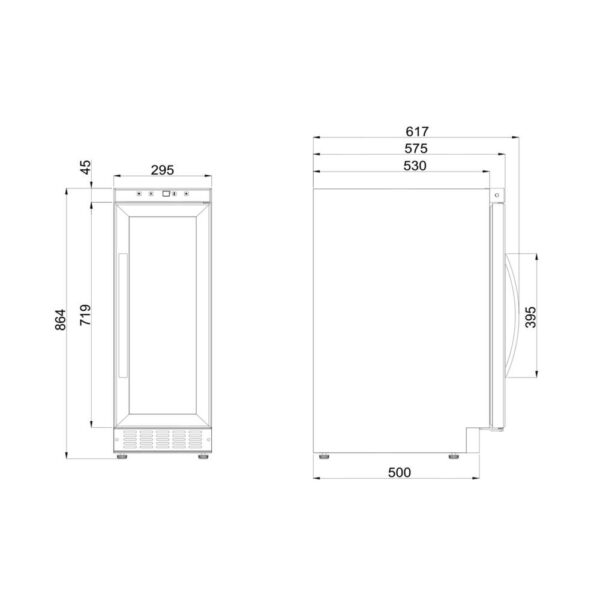 ตู้แช่ไวน์ 29 ขวด นำเข้าจากสวีเดน - Image 7