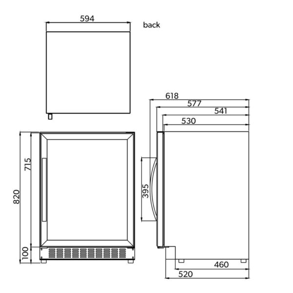 ตู้แช่ไวน์ 62 ขวด นำเข้าจากสวีเดน - Image 5