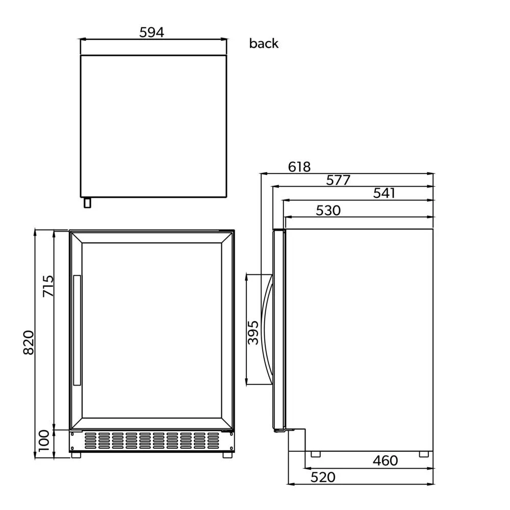 ตู้แช่ไวน์ 62 ขวด นำเข้าจากสวีเดน - Image 5