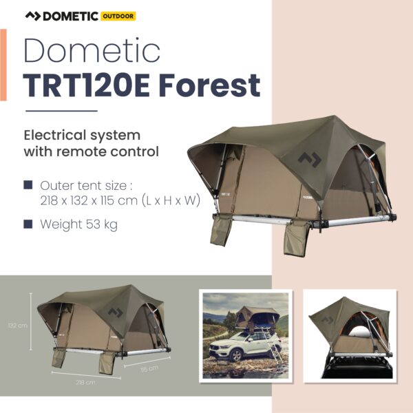 Dometic TRT120E : เต็นท์บนหลังคารถระดับพรีเมียม - Image 2