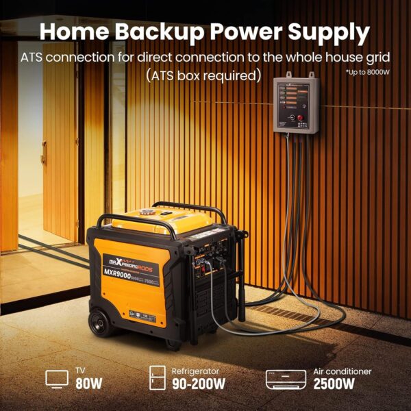 MAXPEEDING RODS MXR9000, 8000W เครื่องปั่นไฟพกพา 8000W - Image 6