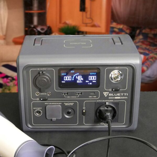 Bluetti EB3A Portable Power Station ความจุ 600W/268Wh - Image 3