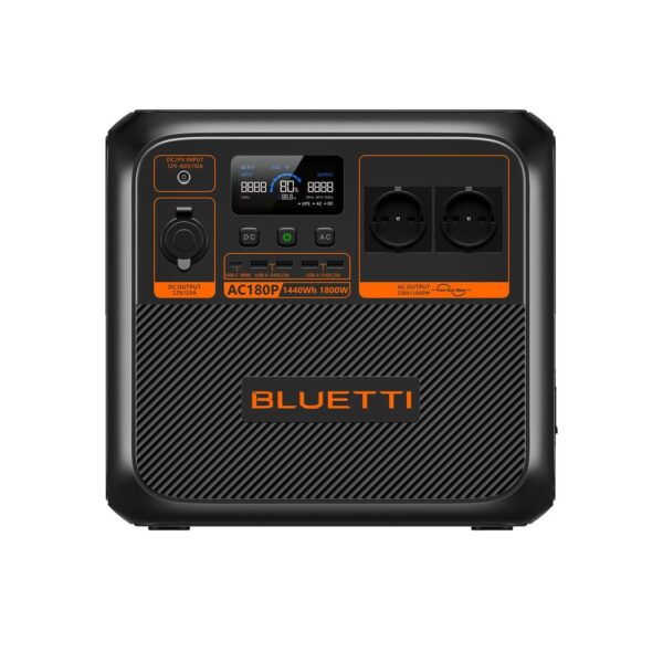 BLUETTI AC180P Portable Power Station | 1800W/1440Wh (40V, 36Ah) - Image 3