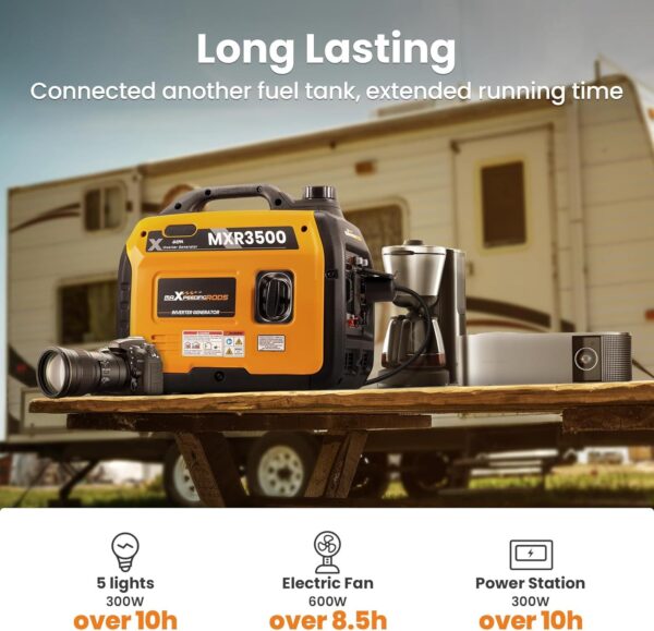 MAXPEEDING RODS MXR3500, 3000W เครื่องปั่นไฟพกพา 3000W - Image 8