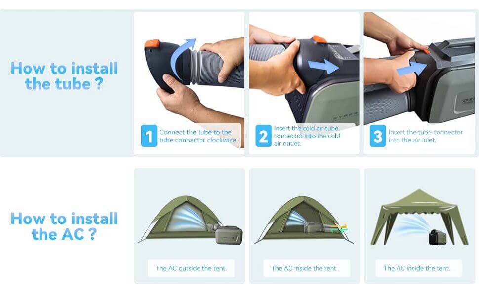 CYBERTAKE S1 Pro แอร์แคมป์ปิ้ง 3300 BTU - Image 12