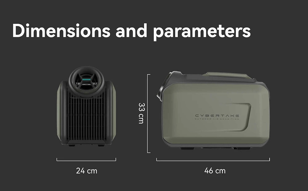 CYBERTAKE S1 Pro แอร์แคมป์ปิ้ง 3300 BTU - Image 5