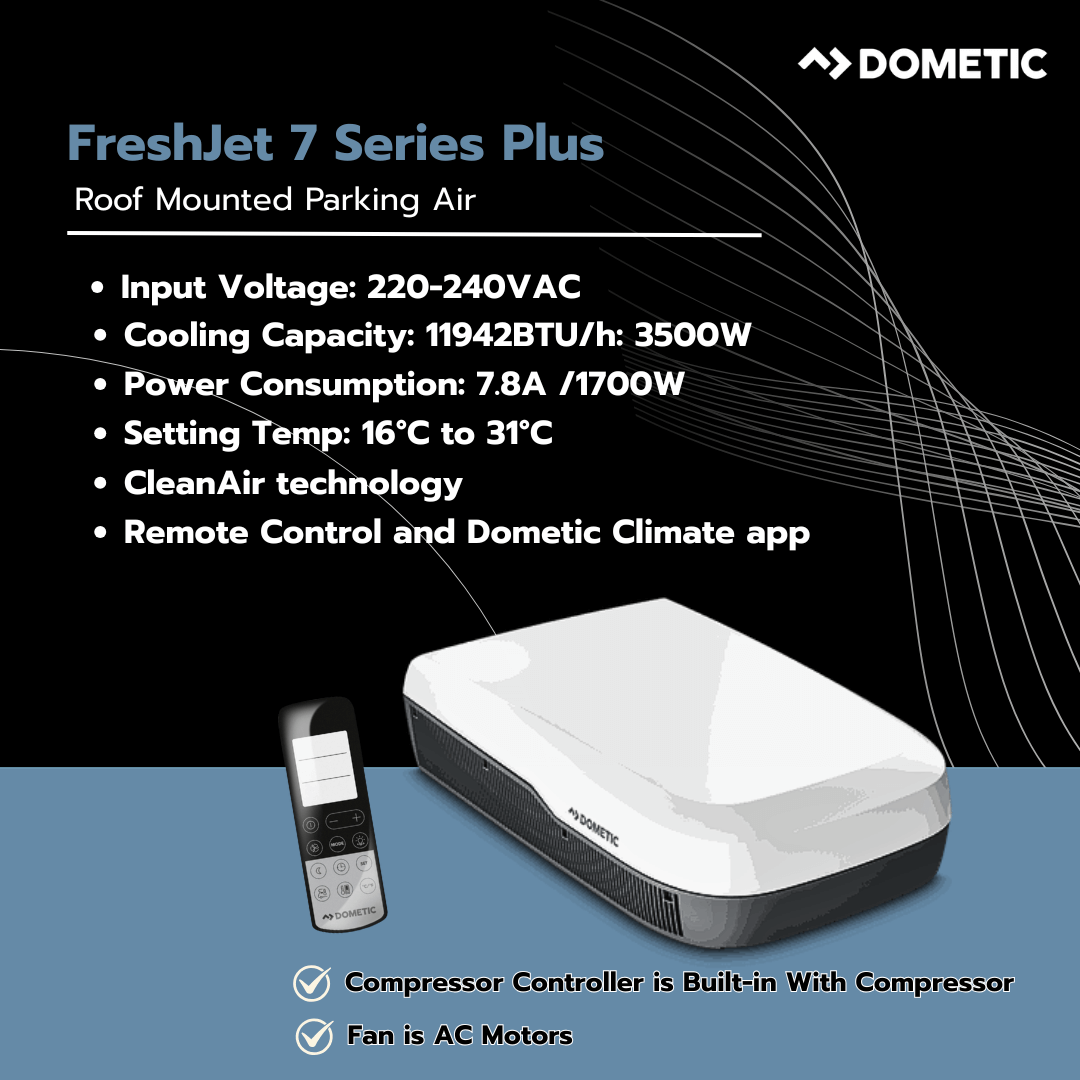 Dometic FreshJet 7 Series Plus 11942 BTU/h RV air conditioner - Image 2