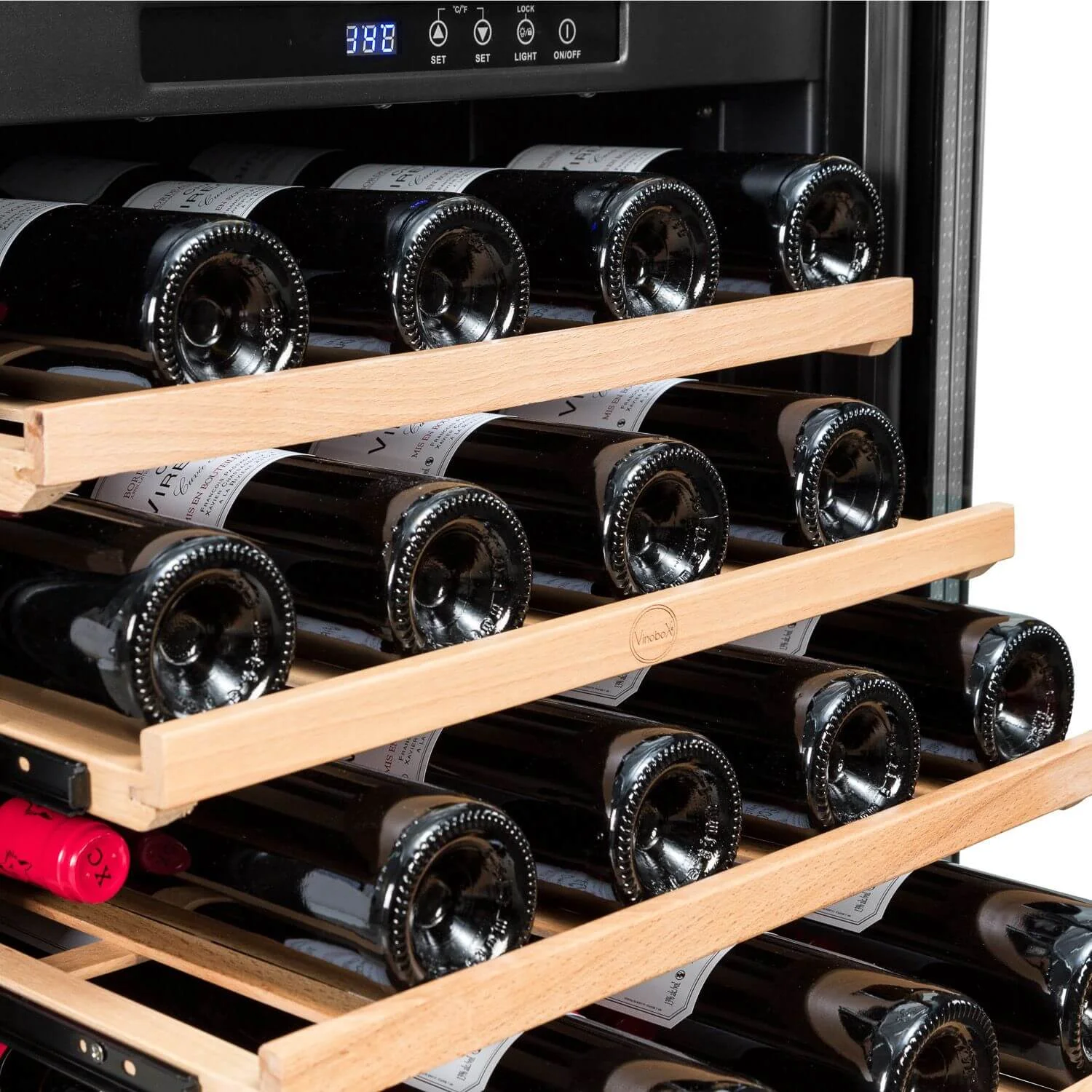 ตู้แช่ไวน์ 50 ขวด (2 อุณหภูมิ) Vinobox 50 Grand Cru 2Temp Stainless Steel - Image 10