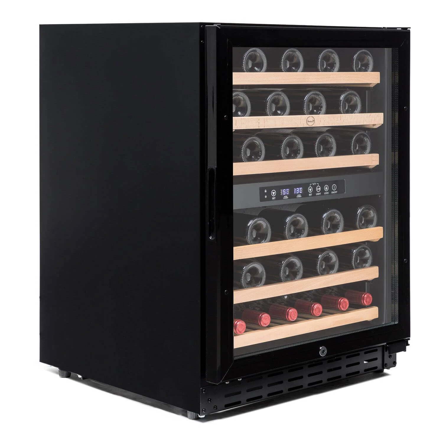 ตู้แช่ไวน์ 50 ขวด (2 อุณหภูมิ) Vinobox 50 Grand Cru Full Glass Door บิลท์อินได้ - Image 3