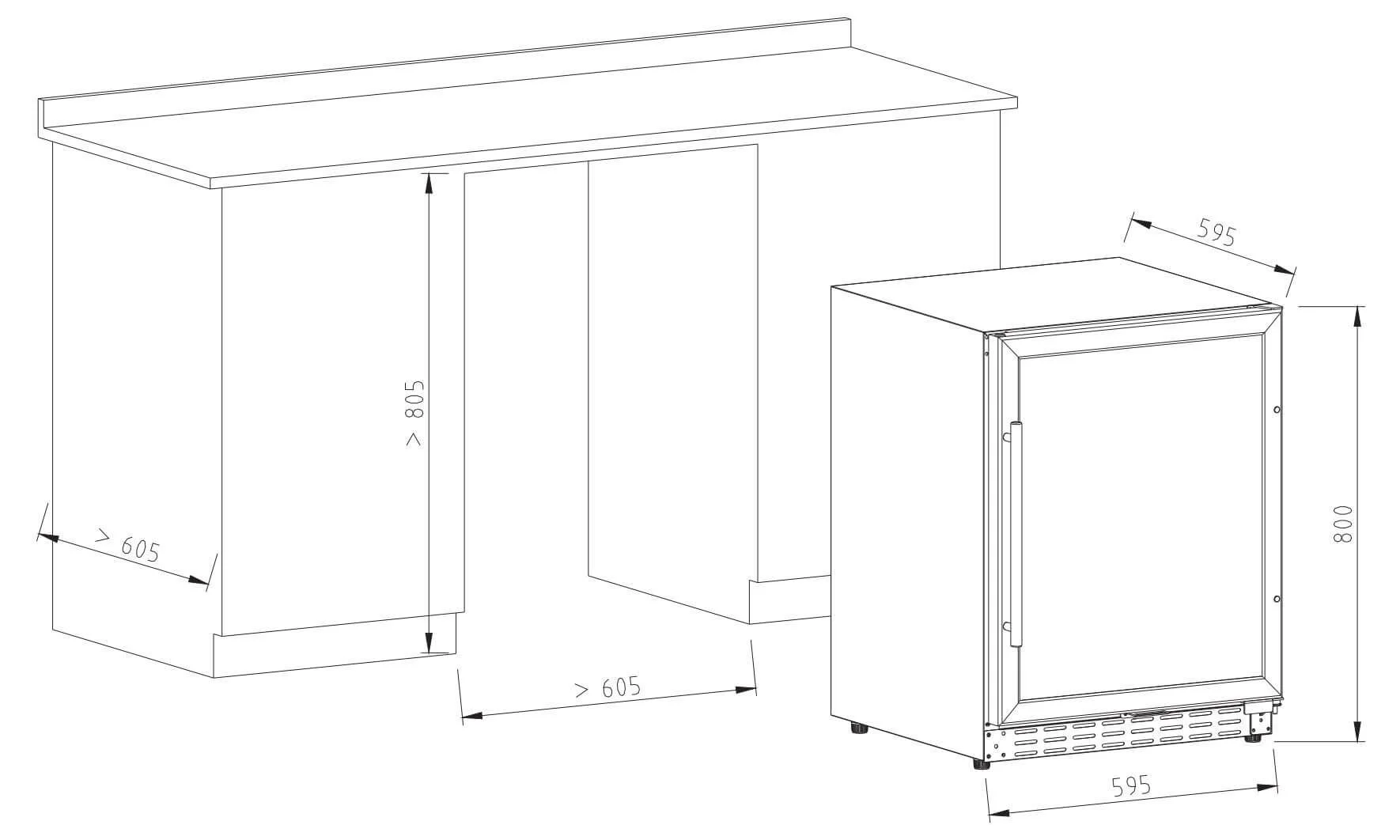 ตู้แช่ไวน์ 50 ขวด (2 อุณหภูมิ) Vinobox 50 Grand Cru 2Temp Stainless Steel - Image 5