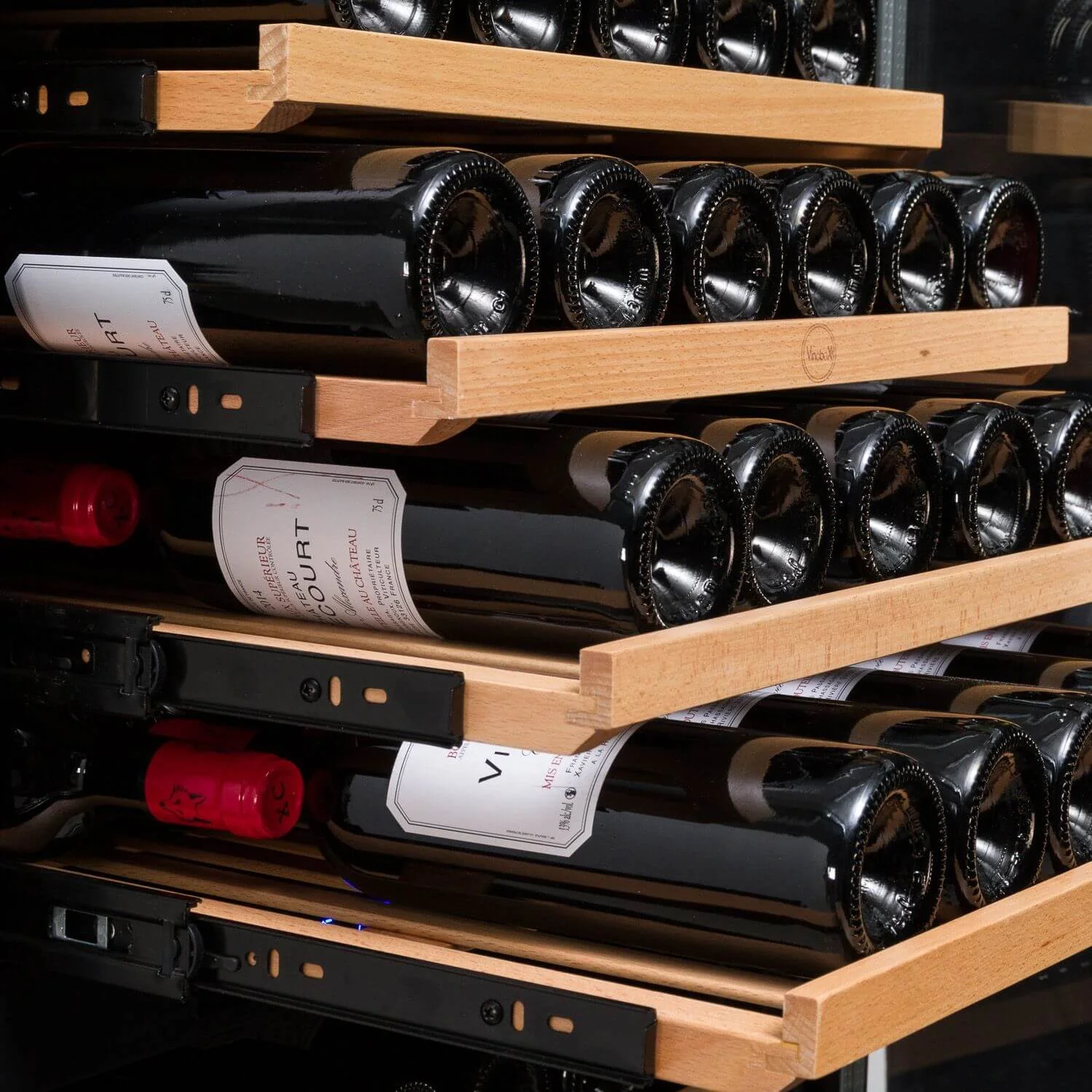 ตู้แช่ไวน์ 50 ขวด (1 อุณหภูมิ) Vinobox 50 Grand Cru 1Temp Full Glass Door - Image 8