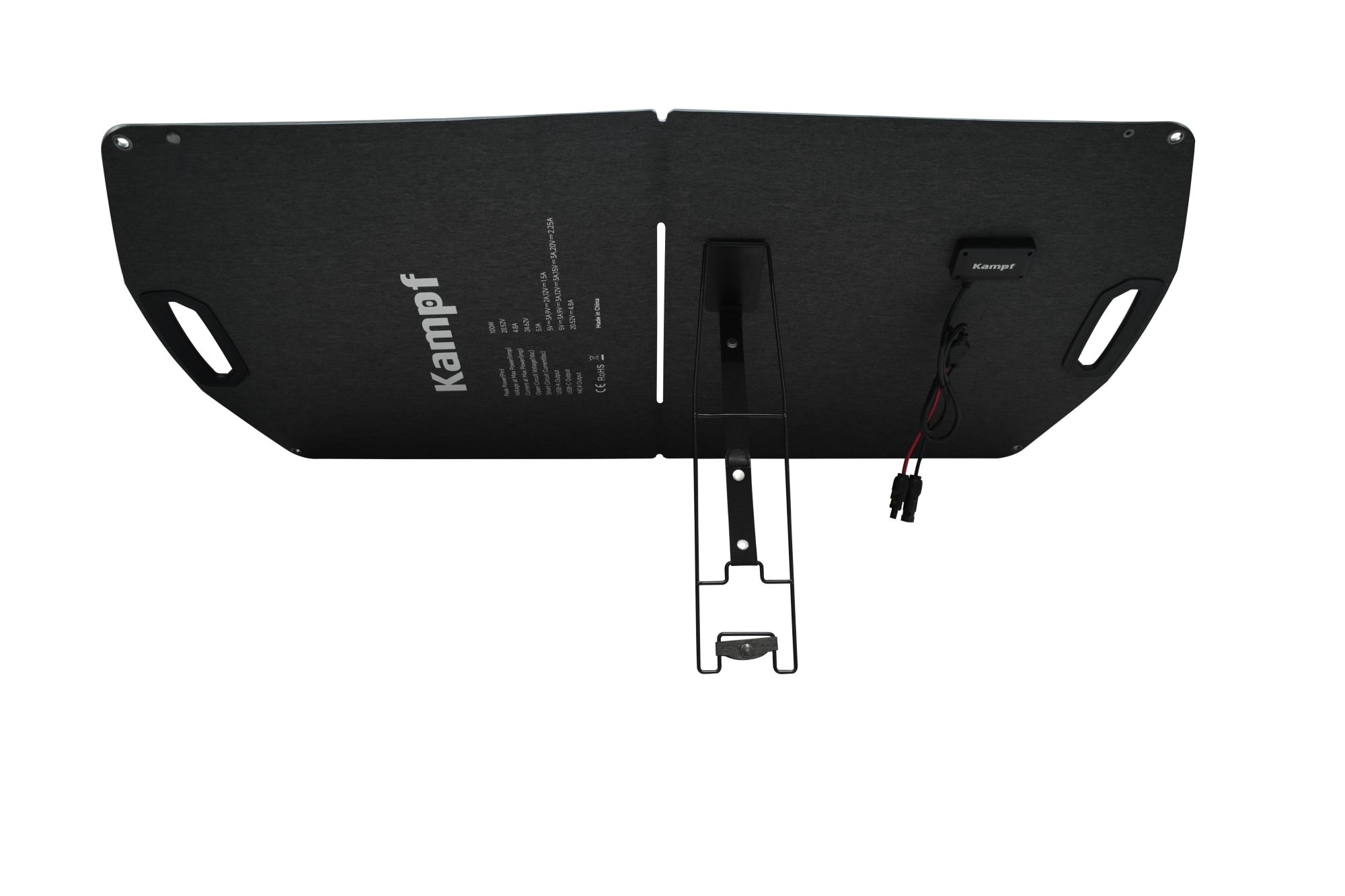 Kampf KP-100 แผงโซลาร์พกพา 100W พร้อม USB ภาพเพิ่มเติม 5
