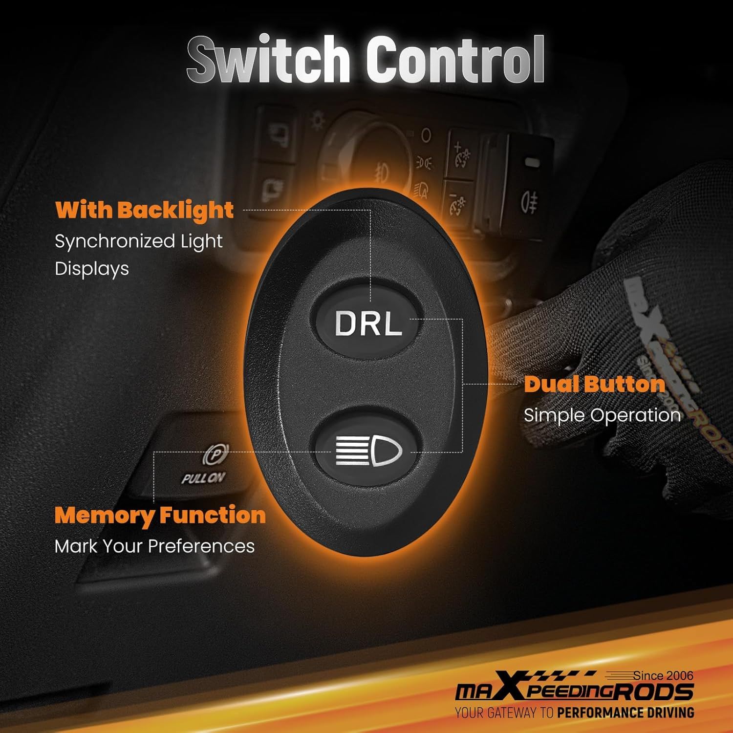 MAXPEEDING RODS Universal 3.5-inch LED Light Pods for Offroad Driving (DRL) - Image 8