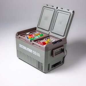 myCOOLMAN MCMR55DZ ตู้เย็นแช่แข็งพกพาสองช่อง 55 ลิตร ใช้ไฟ 12V 24V ภาพเพิ่มเติม 2