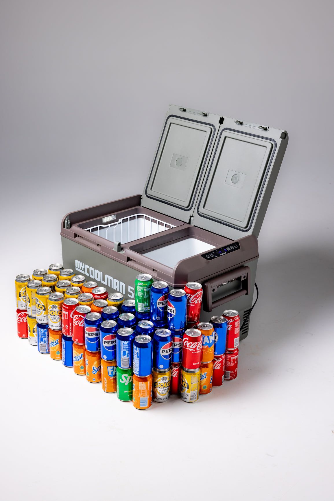 myCOOLMAN MCMR55DZ ตู้เย็นแช่แข็งพกพาสองช่อง 55 ลิตร ใช้ไฟ 12V 24V ภาพเพิ่มเติม 4